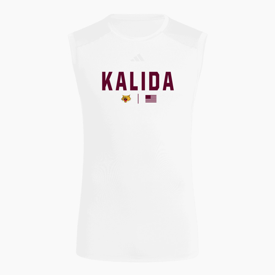 KALIDA HIGH SCHOOL WILDCATS <span class="pdp-name-mascot">KALIDA WILDCATS</span> adidas Men's TECHFIT Compression Sleeveless Tee