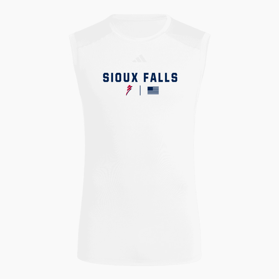 Sioux Falls Storm Storm <span class="pdp-name-mascot">Sioux Falls Storm</span> adidas Men's TECHFIT Compression Sleeveless Tee