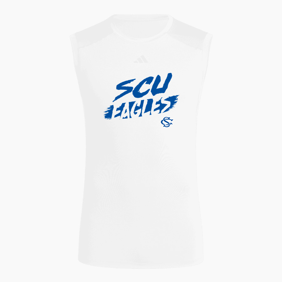 SCU Eagles adidas Men's TECHFIT Compression Sleeveless Tee