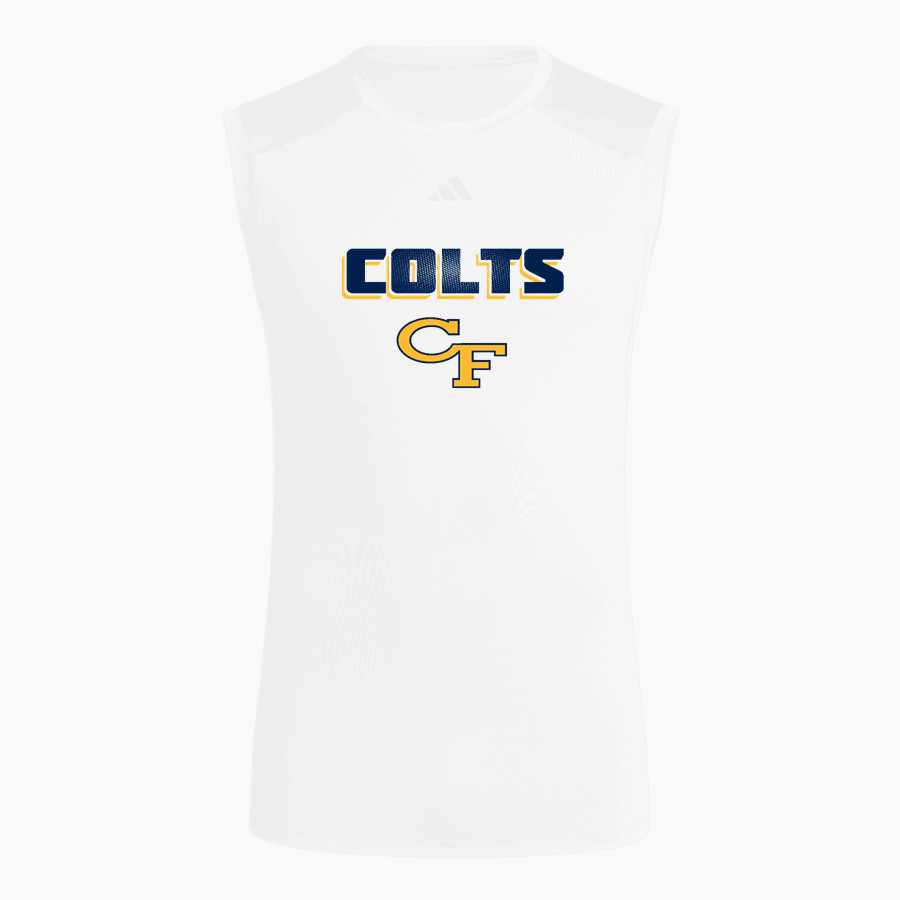 Cape Fear Colts <span class="pdp-name-mascot">Cape Fear Colts</span> adidas Men's TECHFIT Compression Sleeveless Tee