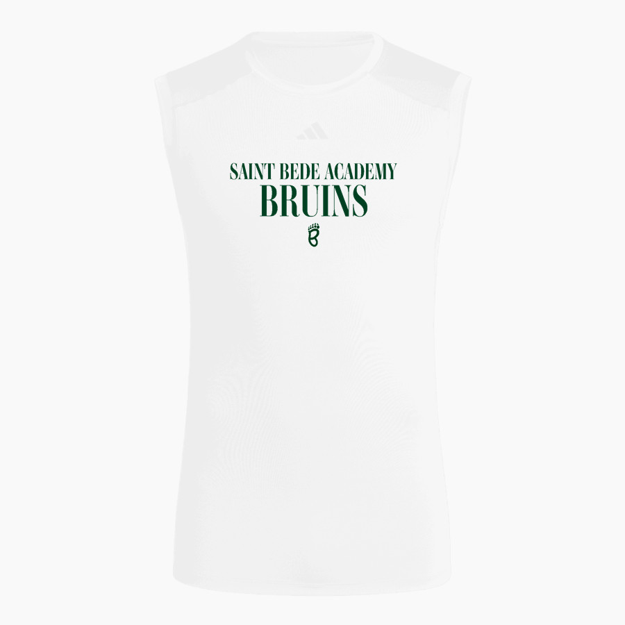 SAINT BEDE ACADEMY BRUINS <span class="pdp-name-mascot">SAINT BEDE ACADEMY BRUINS</span> adidas Men's TECHFIT Compression Sleeveless Tee