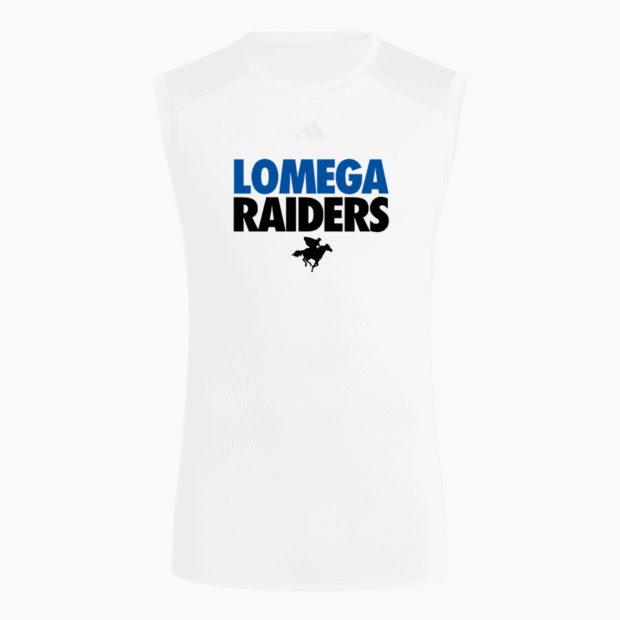 Lomega Raiders adidas Men's TECHFIT Compression Sleeveless Tee