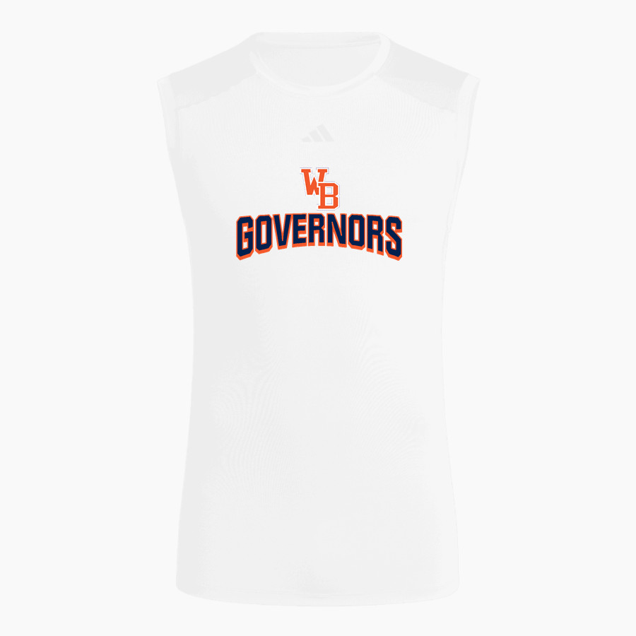 William Blount Governors adidas Men's TECHFIT Compression Sleeveless Tee