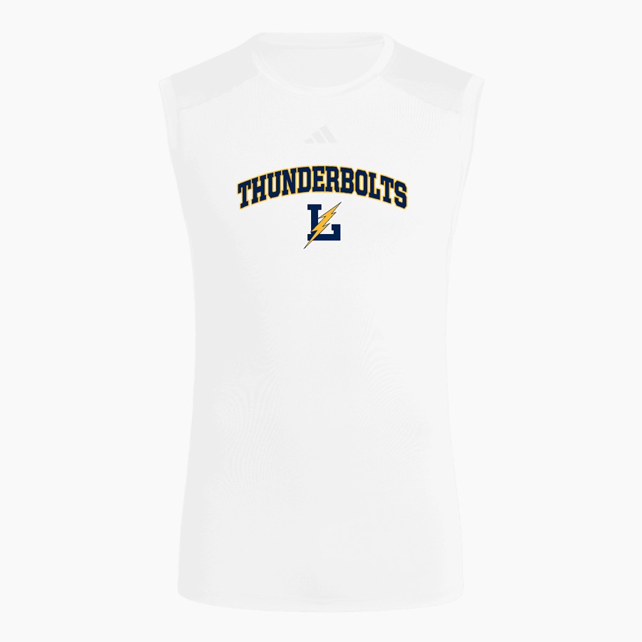 LITTLESTOWN HIGH SCHOOL THUNDERBOLTS adidas Men's TECHFIT Compression Sleeveless Tee