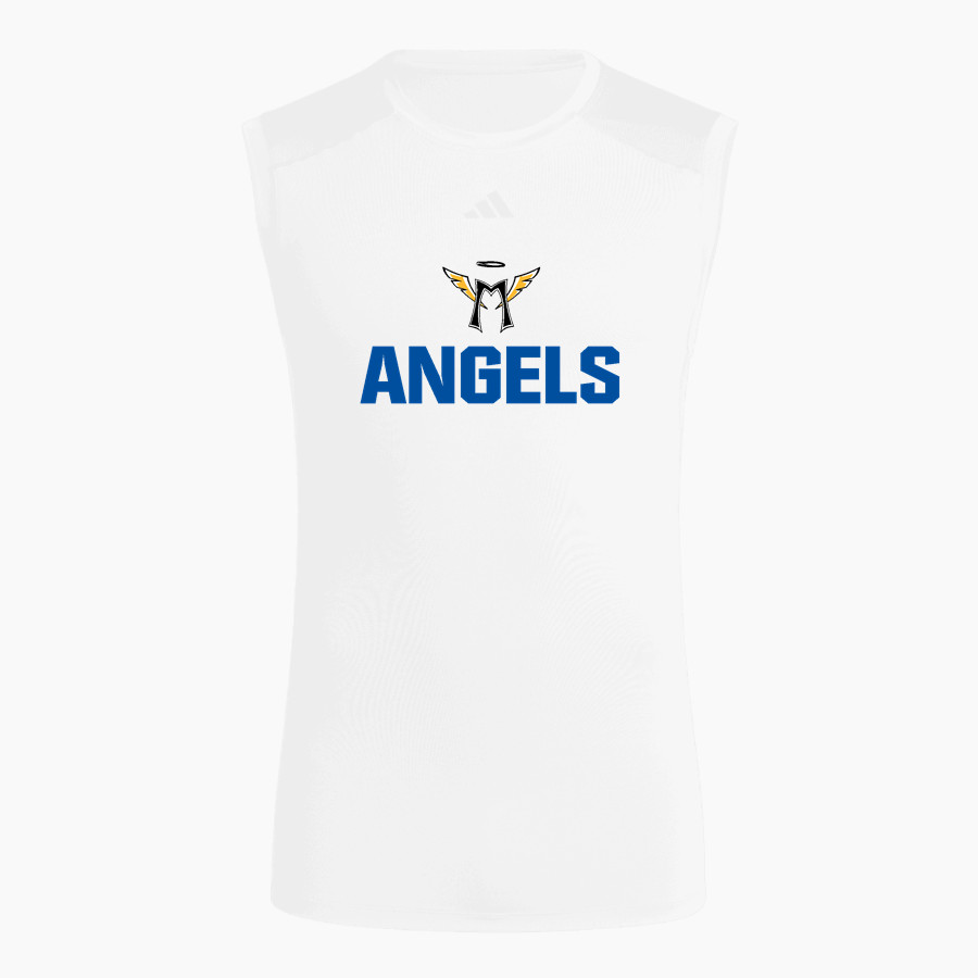 Miller Angels <span class="pdp-name-mascot">Miller Angels</span> adidas Men's TECHFIT Compression Sleeveless Tee