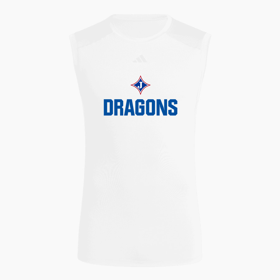 Jefferson Dragons <span class="pdp-name-mascot">Jefferson Dragons</span> adidas Men's TECHFIT Compression Sleeveless Tee
