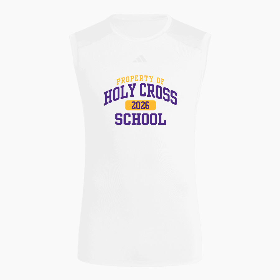 Holy Cross Crusaders adidas Men's TECHFIT Compression Sleeveless Tee
