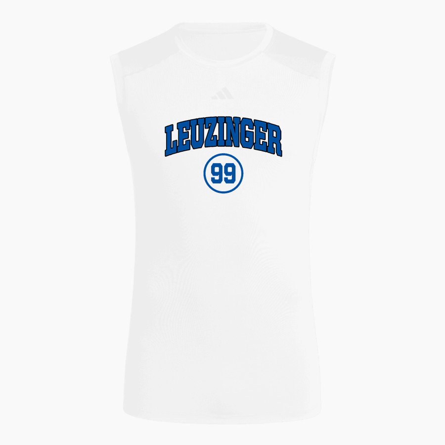 LEUZINGER HIGH SCHOOL OLYMPIANS <span class="pdp-name-mascot">LEUZINGER OLYMPIANS</span> adidas Men's TECHFIT Compression Sleeveless Tee
