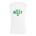 KELLY HIGH SCHOOL TROJANS <span class="pdp-name-mascot">KELLY TROJANS</span> adidas Men's TECHFIT Compression Sleeveless Tee Front Thumbnail