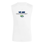 Oakdale Christian Academy Wildcats <span class="pdp-name-mascot">Oakdale Christian Academy Wildcats</span> adidas Men's TECHFIT Compression Sleeveless Tee Front Thumbnail