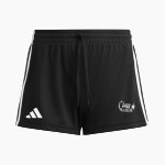 WESTERVILLE CENTRAL WARHAWKS <span class="pdp-name-mascot">WESTERVILLE WARHAWKS</span> adidas Women's 3 Stripe Shorts Front Thumbnail