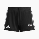 Centenary Gents <span class="pdp-name-mascot">Centenary Gents</span> adidas Women's 3 Stripe Shorts Front Thumbnail