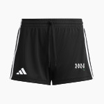 Weaver Beavers <span class="pdp-name-mascot">Weaver Beavers</span> adidas Women's 3 Stripe Shorts Front Thumbnail