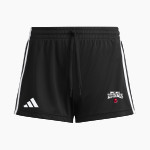 Benedictine University Mesa Redhawks <span class="pdp-name-mascot">Benedictine University Redhawks</span> adidas Women's 3 Stripe Shorts Front Thumbnail