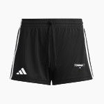 PURNELL SWETT SENIOR HIGH SCHOOL RAMS <span class="pdp-name-mascot">PURNELL SWETT RAMS</span> adidas Women's 3 Stripe Shorts Front Thumbnail