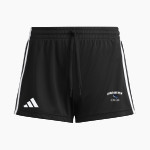 DUBOIS CHRISTIAN SCHOOLS EAGLES adidas Women's 3 Stripe Shorts Front Thumbnail
