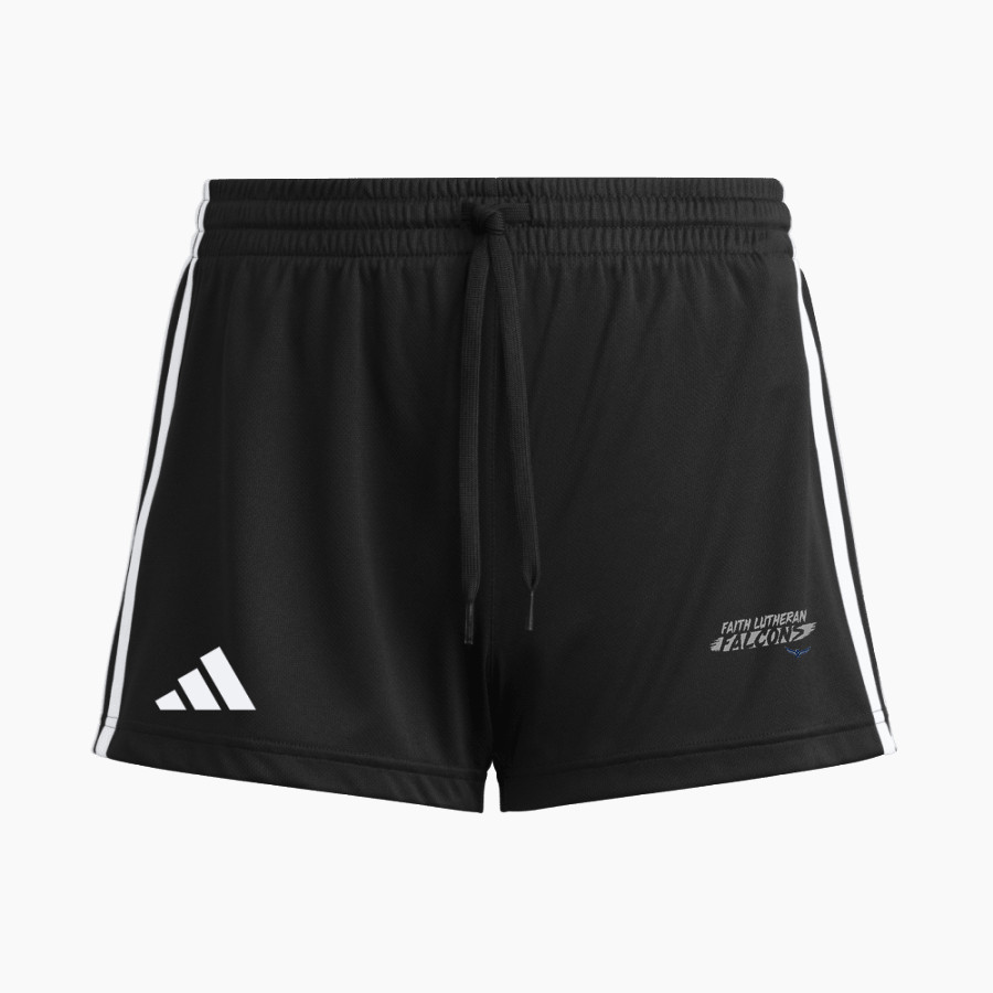 Faith Lutheran Falcons <span class="pdp-name-mascot">Faith Lutheran High School Falcons</span> adidas Women's 3 Stripe Shorts