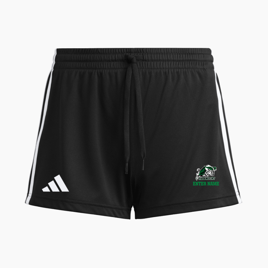 Paramount Schools of Excellence <span class="pdp-name-mascot">Paramount Turbines</span> adidas Women's 3 Stripe Shorts