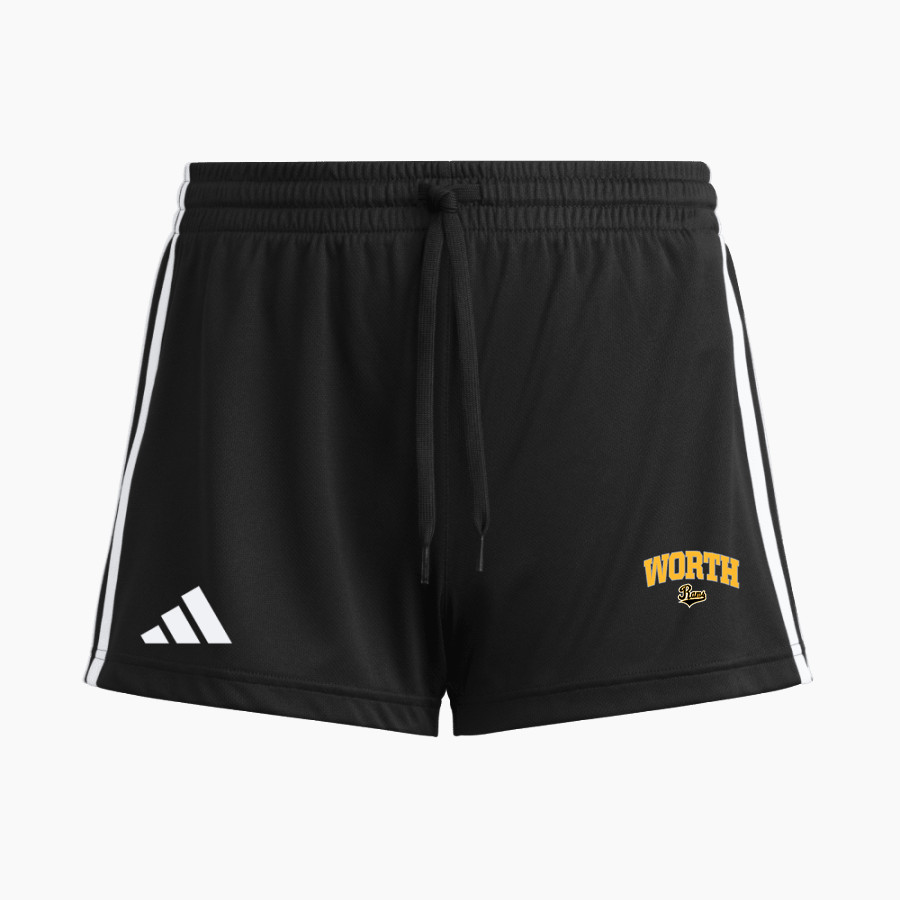 Worth Rams <span class="pdp-name-mascot">Worth Rams</span> adidas Women's 3 Stripe Shorts