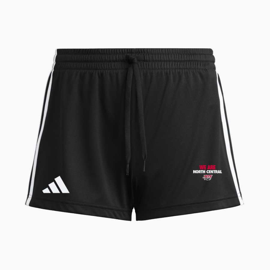 North Central Jets adidas Women's 3 Stripe Shorts
