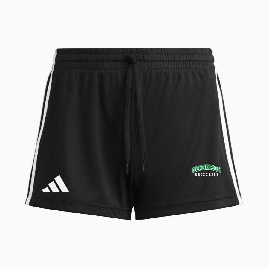 Gunderson Grizzlies <span class="pdp-name-mascot">Gunderson Grizzlies</span> adidas Women's 3 Stripe Shorts