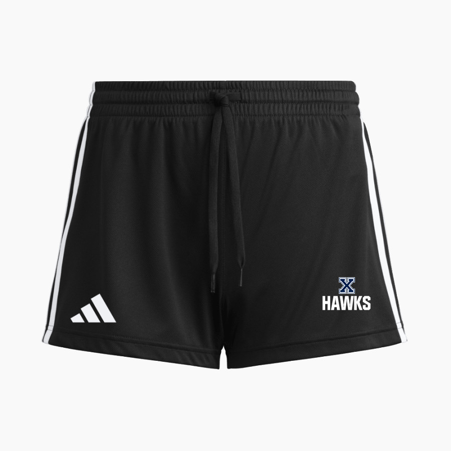 XAVIER HIGH SCHOOL HAWKS <span class="pdp-name-mascot">XAVIER HAWKS</span> adidas Women's 3 Stripe Shorts