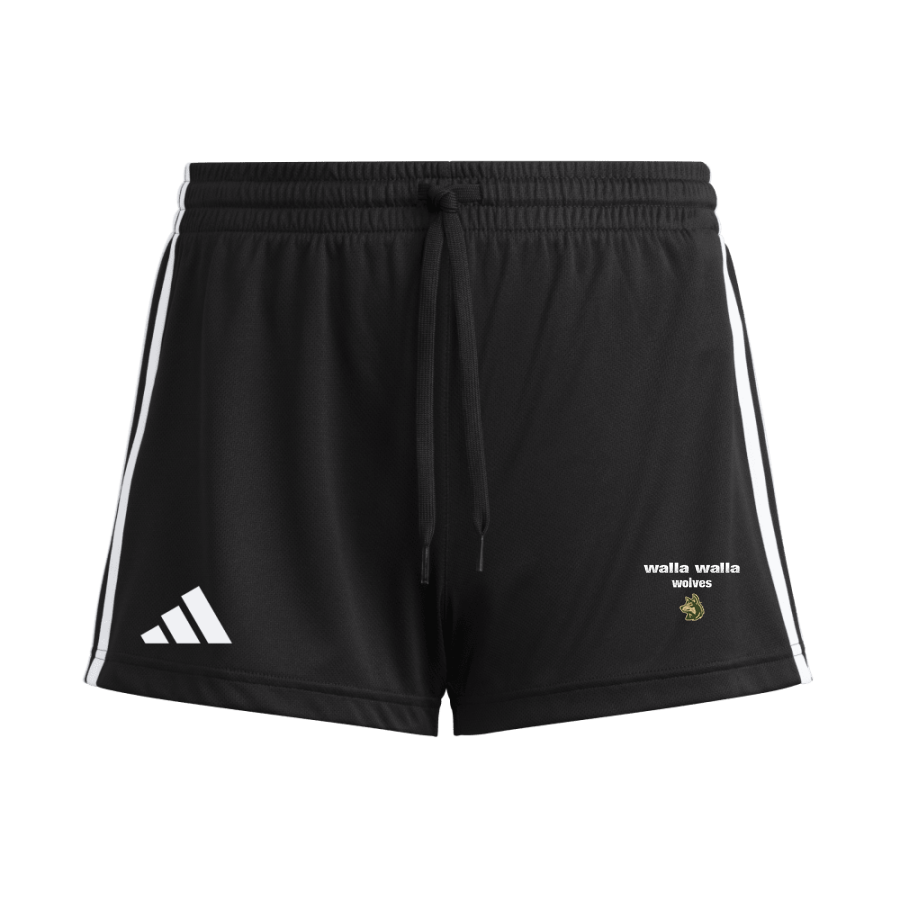 Walla Walla Wolves <span class="pdp-name-mascot">Walla Walla Wolves</span> adidas Women's 3 Stripe Shorts