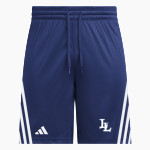 La Lumiere School Lakers Online Store adidas Men's 3 Stripe Shorts Front Thumbnail