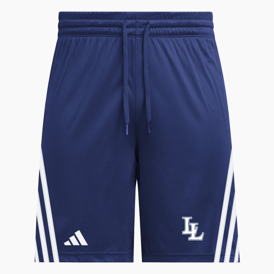 La Lumiere School Lakers Online Store adidas Men's 3 Stripe Shorts