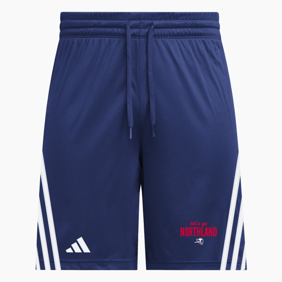 NORTHLAND Pioneers adidas Men's 3 Stripe Shorts