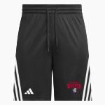 Justice High School WOLVES <span class="pdp-name-mascot">Justice Wolves</span> adidas Men's 3 Stripe Shorts Front Thumbnail