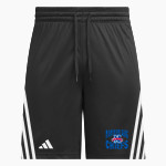 Nonnewaug Chiefs adidas Men's 3 Stripe Shorts Front Thumbnail