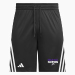 Bergman Dolphins <span class="pdp-name-mascot">Frank V. Bergman Elementary Dolphins</span> adidas Men's 3 Stripe Shorts Front Thumbnail