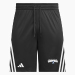 Clinton Christian Warriors adidas Men's 3 Stripe Shorts Front Thumbnail
