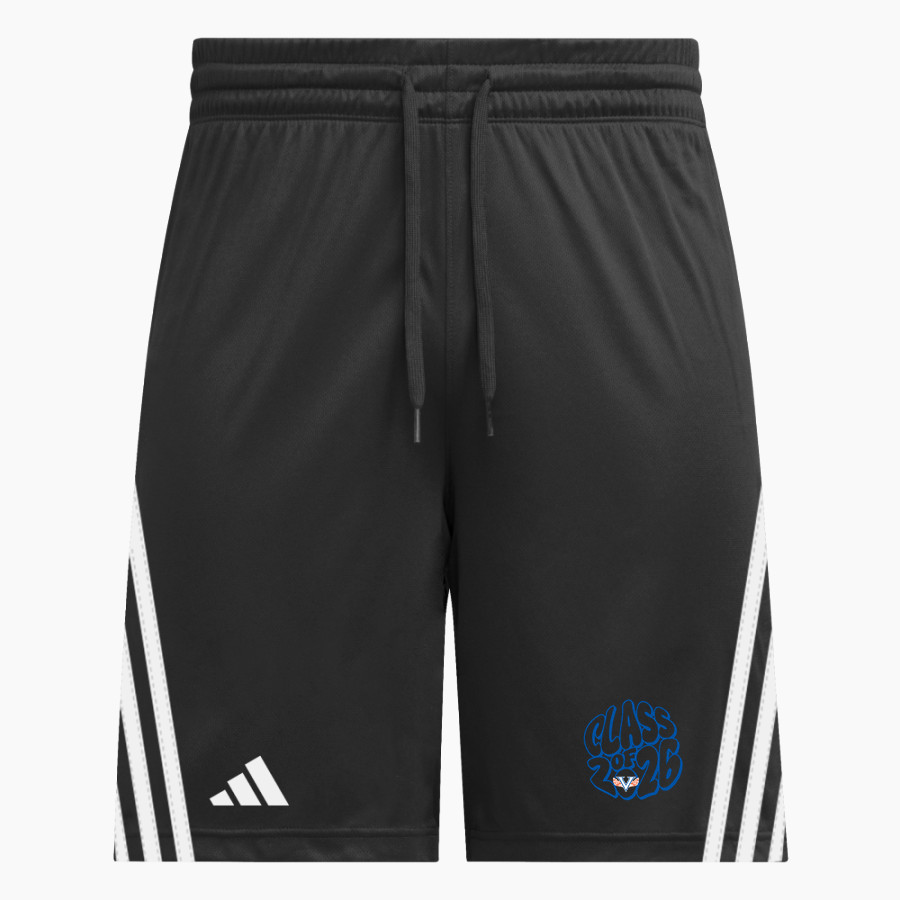 VOLUNTEER HIGH SCHOOL FALCONS <span class="pdp-name-mascot">VOLUNTEER FALCONS</span> adidas Men's 3 Stripe Shorts