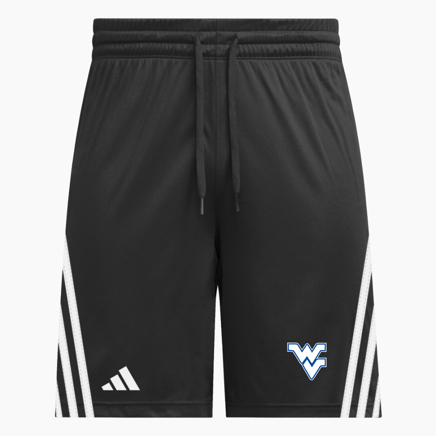 WATER VALLEY HIGH SCHOOL BLUE DEVILS adidas Men's 3 Stripe Shorts