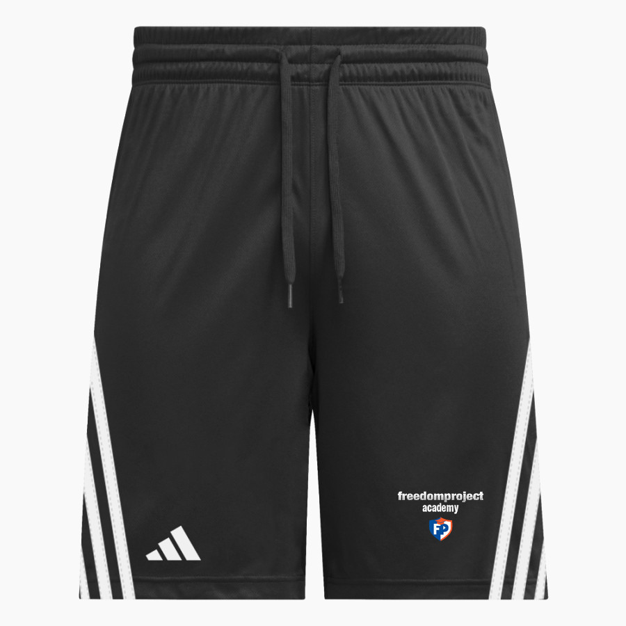 FreedomProject Academy <span class="pdp-name-mascot">FreedomProject Academy Founders</span> adidas Men's 3 Stripe Shorts