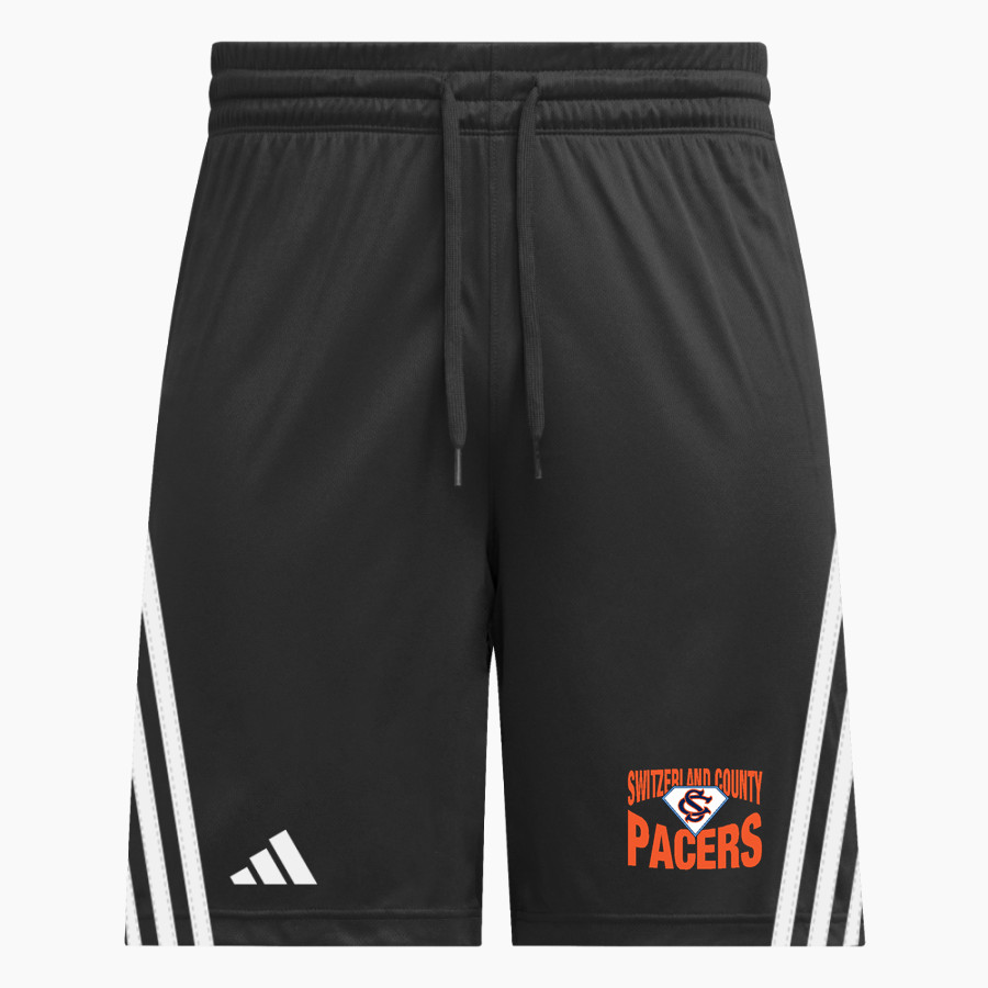 Switzerland County Pacers <span class="pdp-name-mascot">Switzerland County Pacers</span> adidas Men's 3 Stripe Shorts