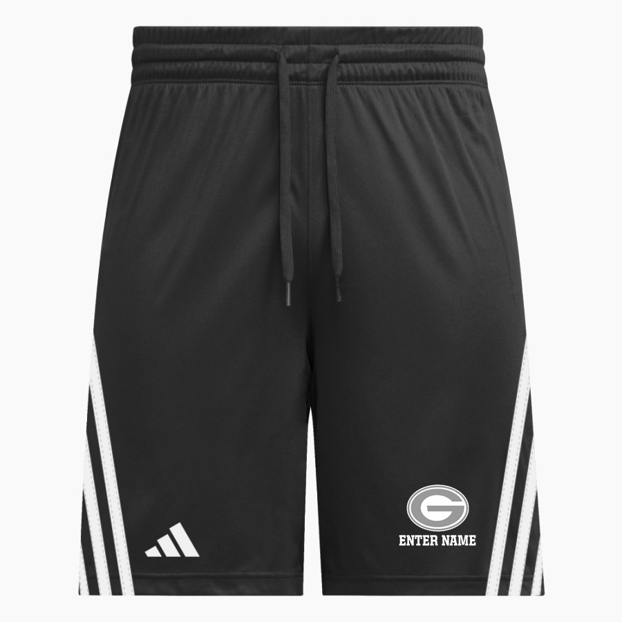 Gloversville High School <span class="pdp-name-mascot">Gloversville Dragon Huskies</span> adidas Men's 3 Stripe Shorts