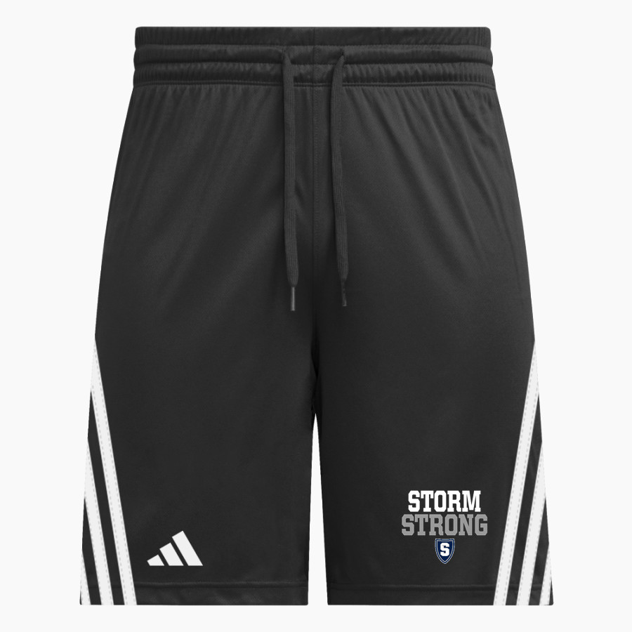 STAUNTON HIGH SCHOOL STORM <span class="pdp-name-mascot">STORM STORM</span> adidas Men's 3 Stripe Shorts