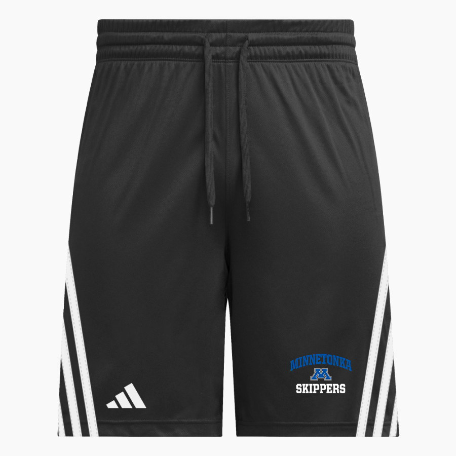 Minnetonka Skippers adidas Men's 3 Stripe Shorts