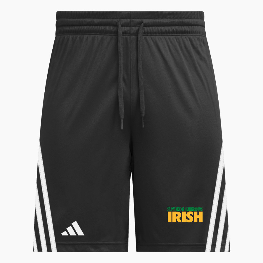 St. Patrick of Heatherdowns Irish <span class="pdp-name-mascot">St. Patrick of Heatherdowns Irish</span> adidas Men's 3 Stripe Shorts