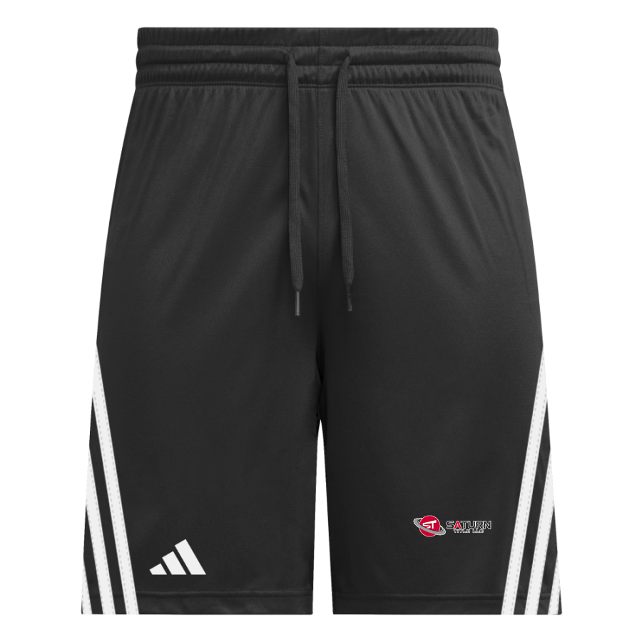 Saturn Title LLC Saturn Title <span class="pdp-name-mascot">Saturn Title LLC</span> adidas Men's 3 Stripe Shorts