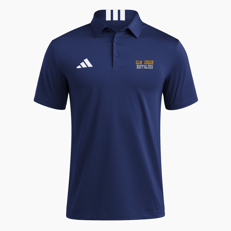 Elm Creek Buffaloes <span class="pdp-name-mascot">Elm Creek Buffaloes</span> adidas Men's Short Sleeve Golf Polo
