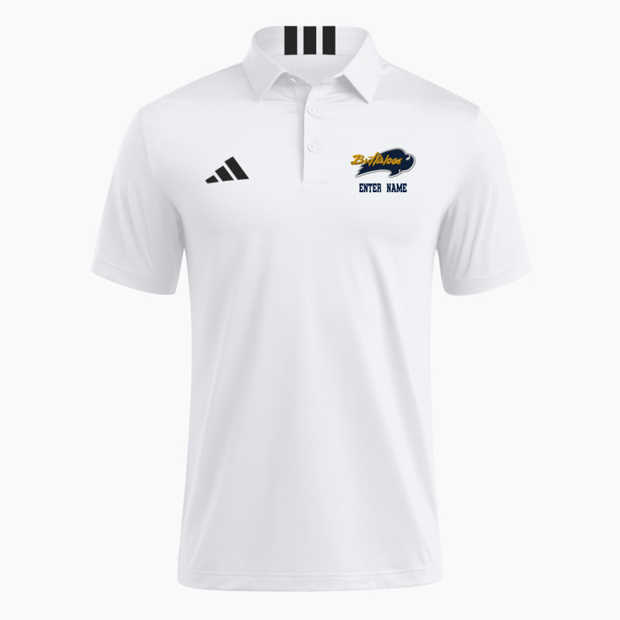 Elm Creek Buffaloes <span class="pdp-name-mascot">Elm Creek Buffaloes</span> adidas Men's Short Sleeve Golf Polo