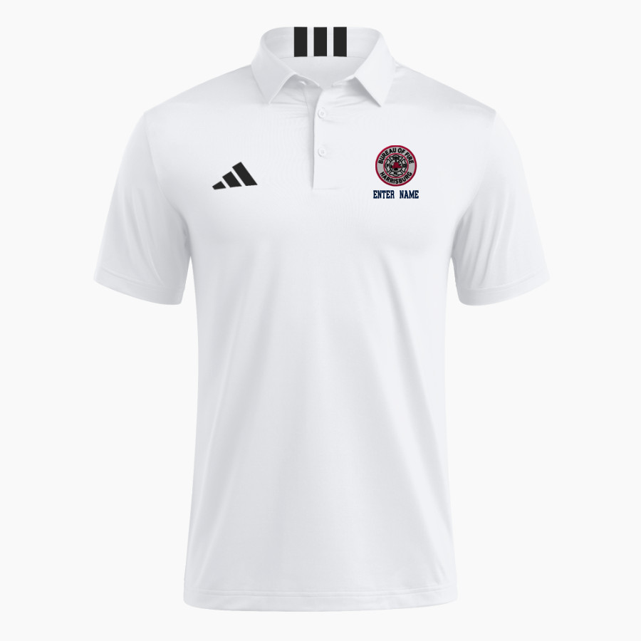 Bureau Of Fire Harrisburg Department <span class="pdp-name-mascot">Bureau Of Fire Harrisburg Department</span> adidas Men's Short Sleeve Golf Polo