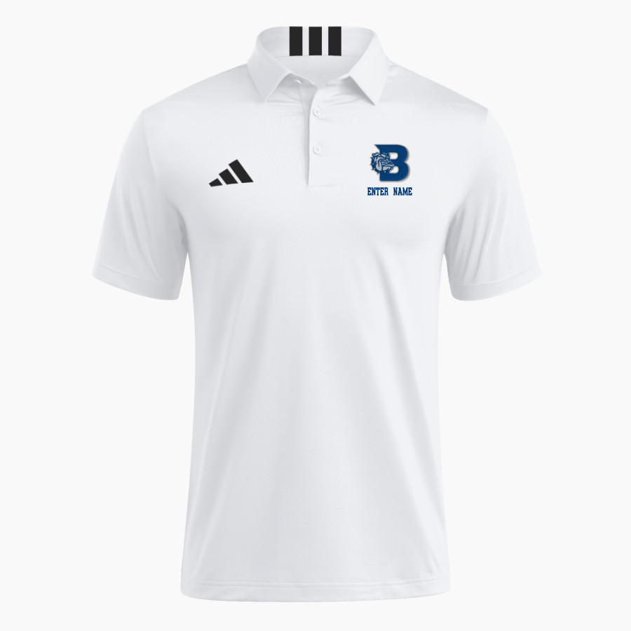 BANDERA HIGH SCHOOL BULLDOGS adidas Men's Short Sleeve Golf Polo