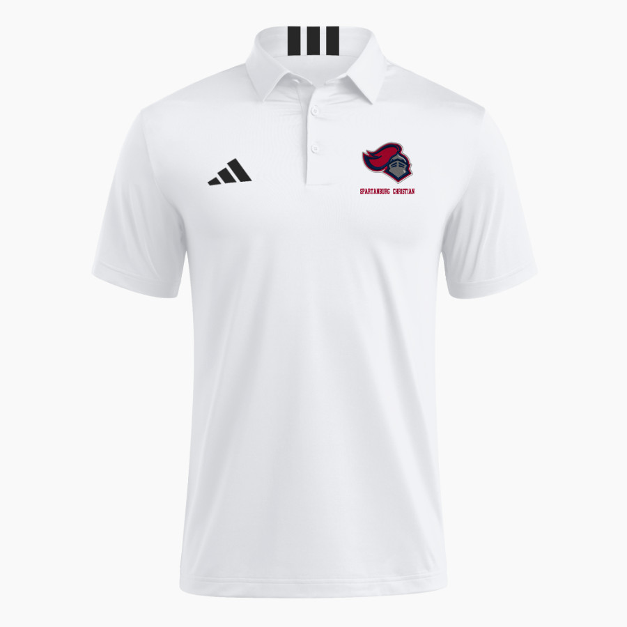 SPARTANBURG CHRISTIAN ACADEMY WARRIORS <span class="pdp-name-mascot">SPARTANBURG WARRIORS</span> adidas Men's Short Sleeve Golf Polo