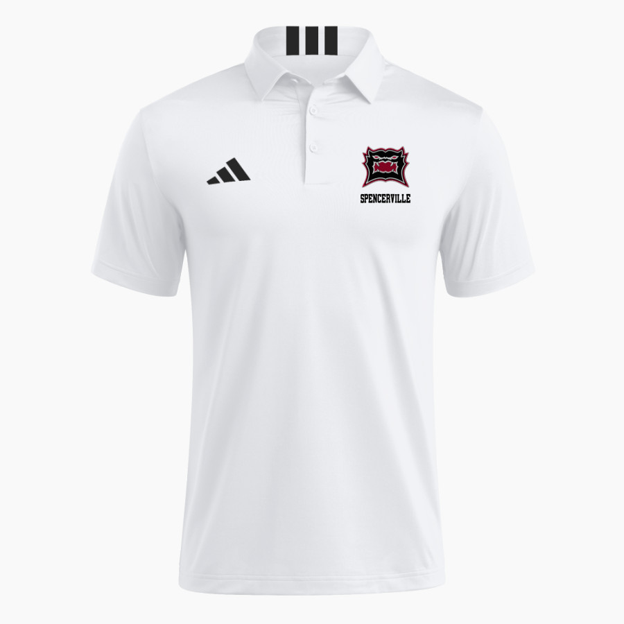 SPENCERVILLE HIGH SCHOOL BEARCATS <span class="pdp-name-mascot">SPENCERVILLE BEARCATS</span> adidas Men's Short Sleeve Golf Polo
