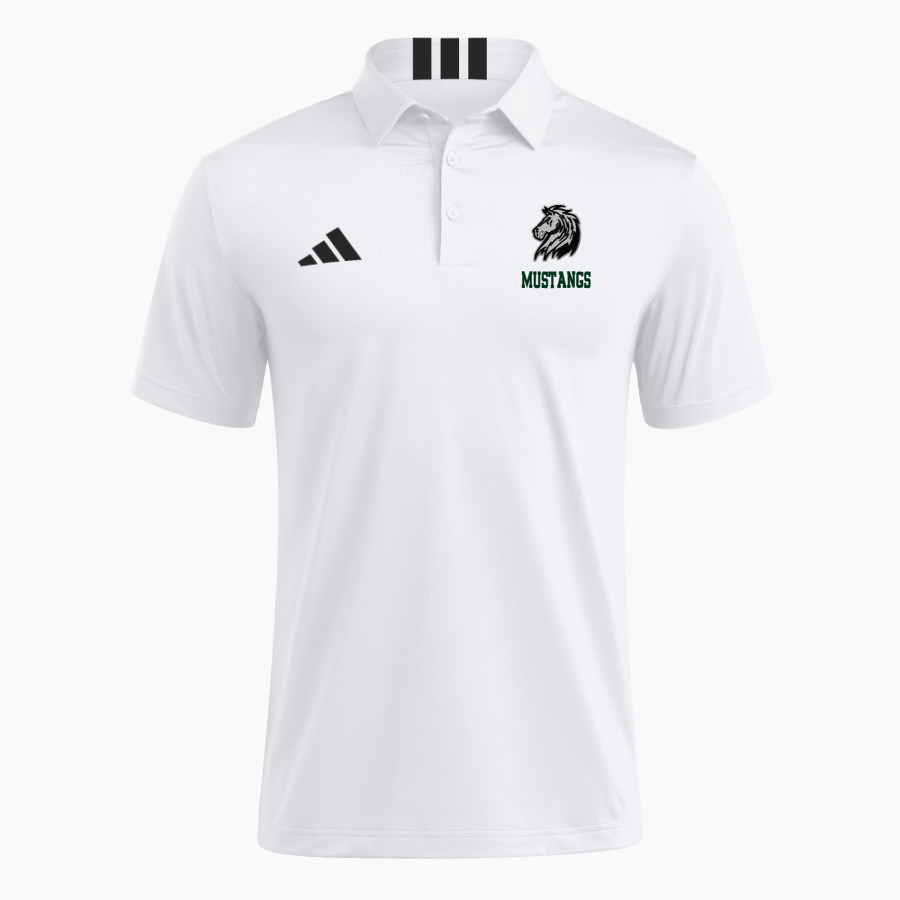 HARRY S TRUMAN HIGH SCHOOL MUSTANGS <span class="pdp-name-mascot">HARRY S TRUMAN MUSTANGS</span> adidas Men's Short Sleeve Golf Polo